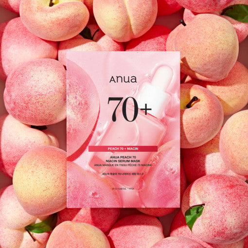 Anua Peach 70 Niacin Serum Mask Sheet X10