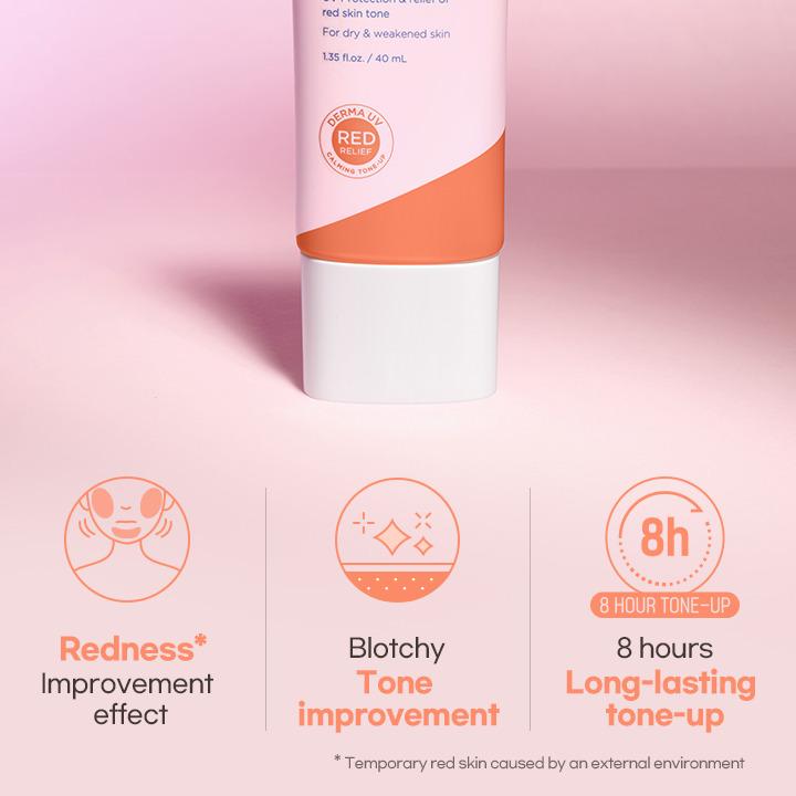 AESTURA Derma UV 365 Red Calming Tone-up Sunscreen 40ml