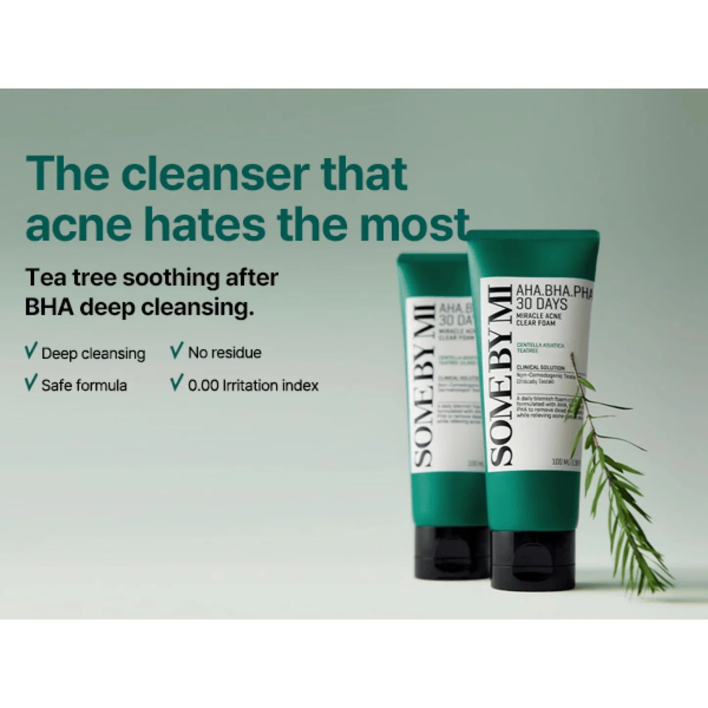 SOME BY MI AHA-BHA-PHA 30Days Miracle Acne Clear Foam 100ml