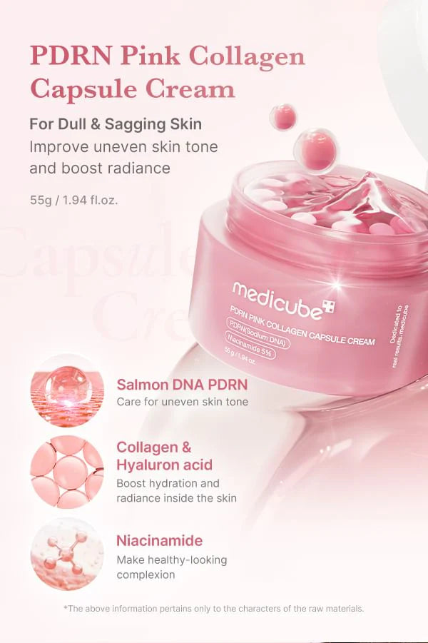 medicube PDRN Pink Collagen Capsule Cream 55ml