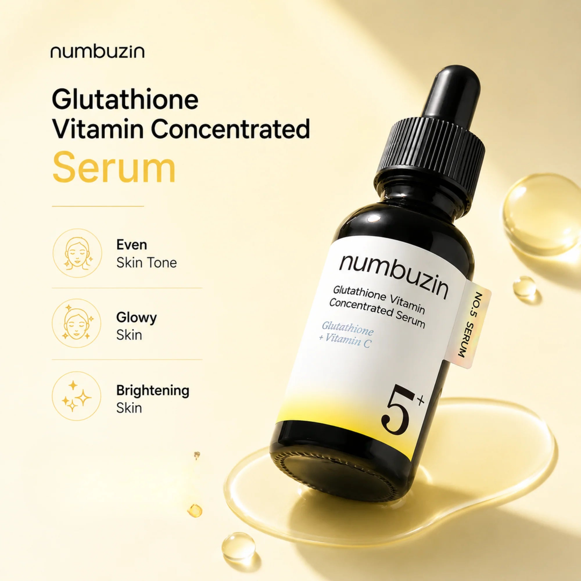 numbuzin No.5+ Vitamin Concentrated Serum 30ml