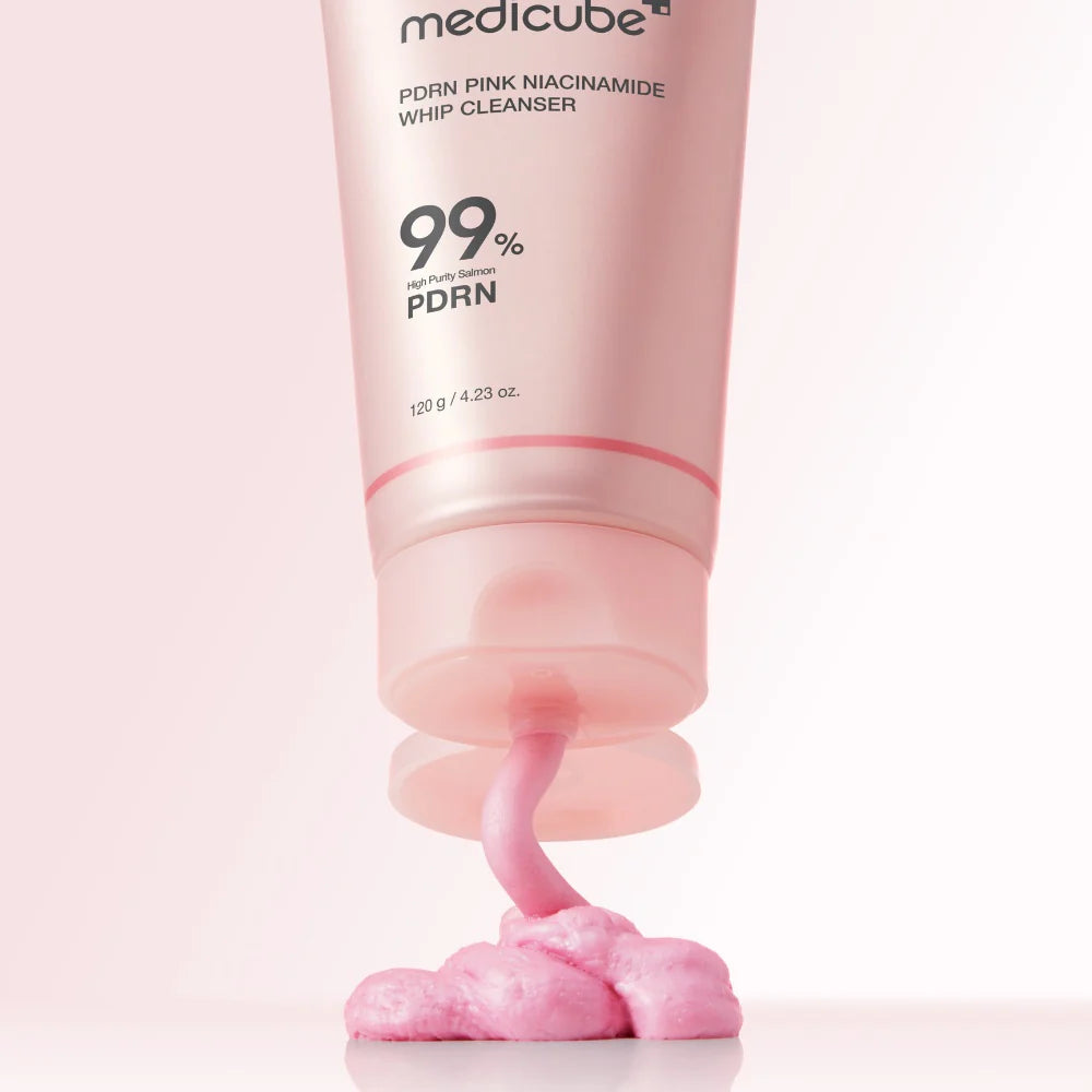 medicube PDRN Pink Niacinamide Whip Cleanser 120g