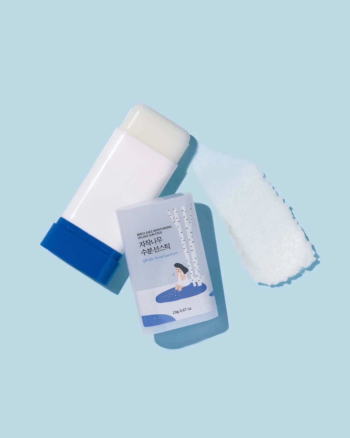 Round Lab Birch Juice Moisturizing Sun Stick 19g (SPF 50+ PA++++)