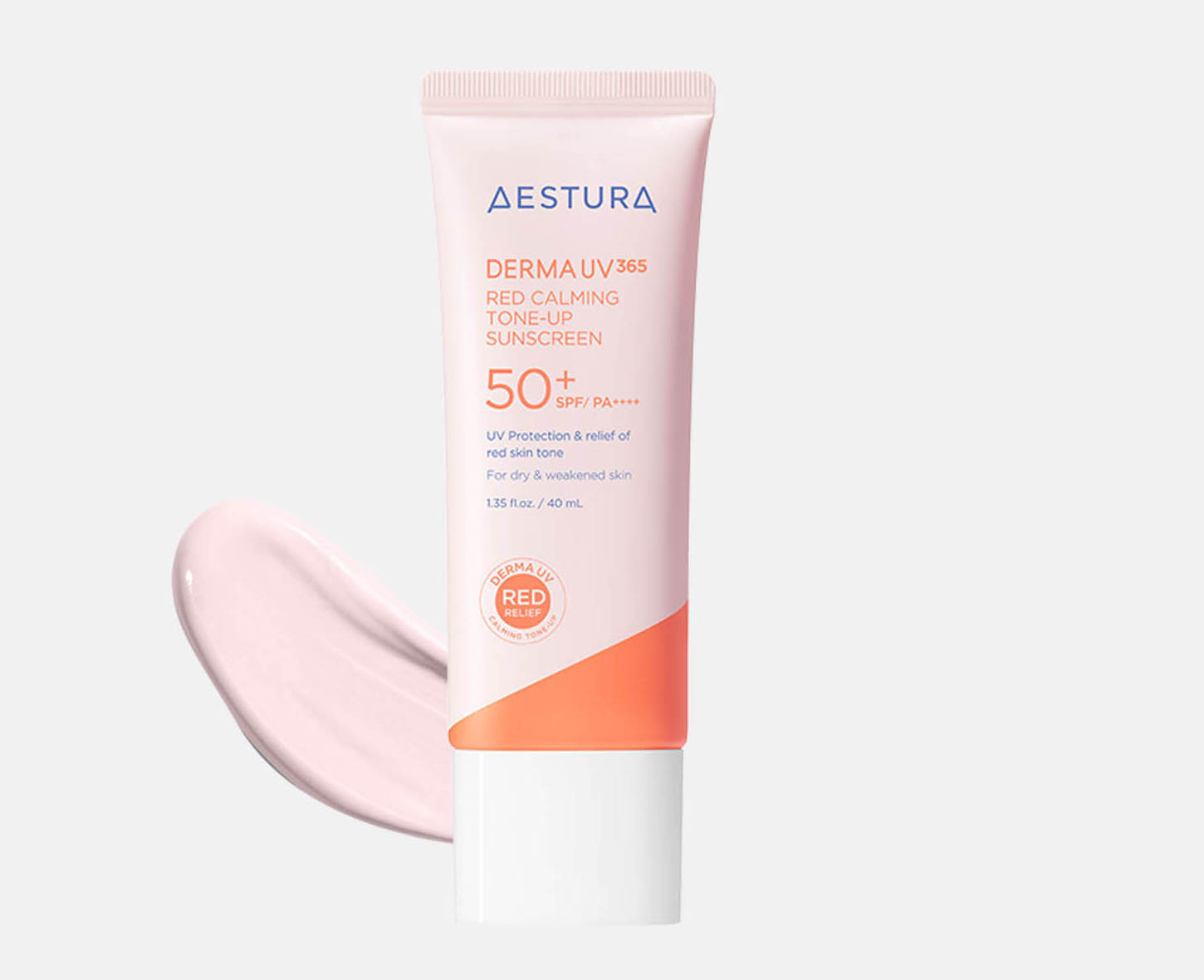 AESTURA Derma UV 365 Red Calming Tone-up Sunscreen 40ml