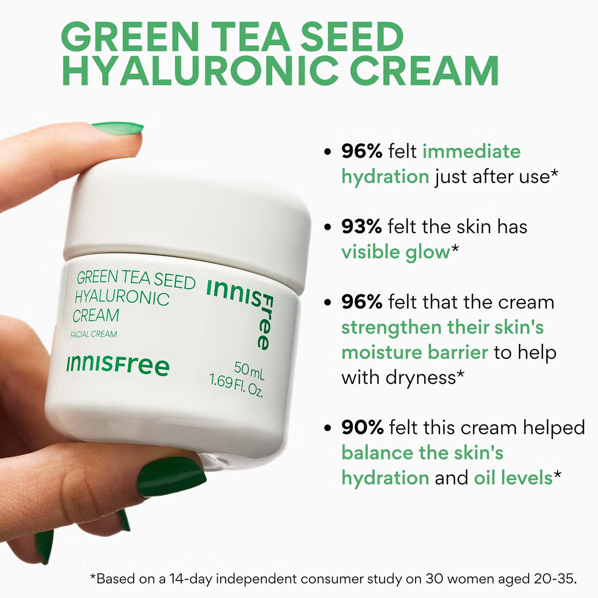 innisfree Green Tea Seed Hyaluronic Cream 100ml